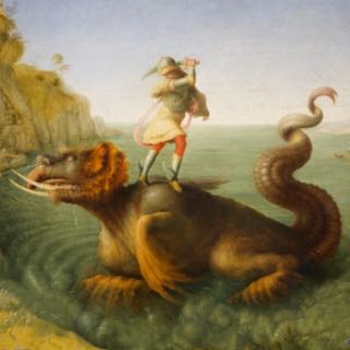 Detail from Piero's Venus and Mars